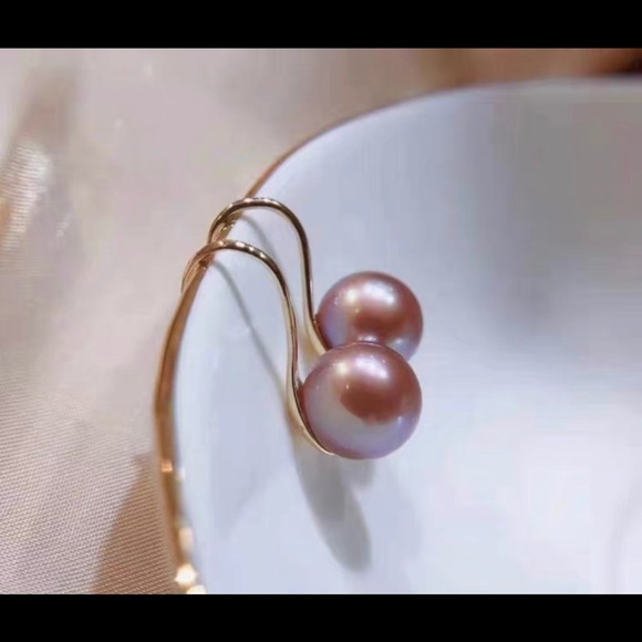 Real pearl earrings - Picture 10 of 12